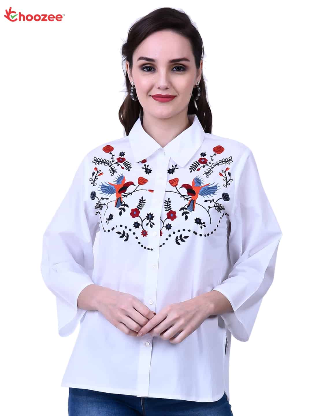 Inspire Women Shirt with Embroidery